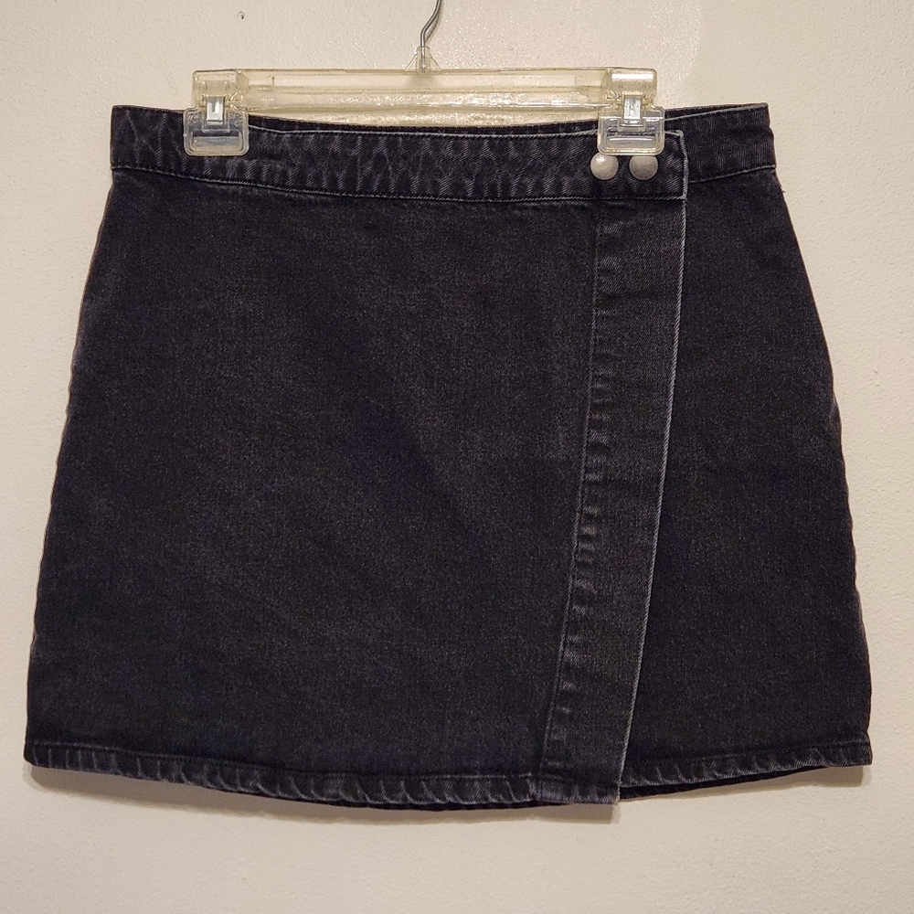 ASOS Classic Black Denim Skirt